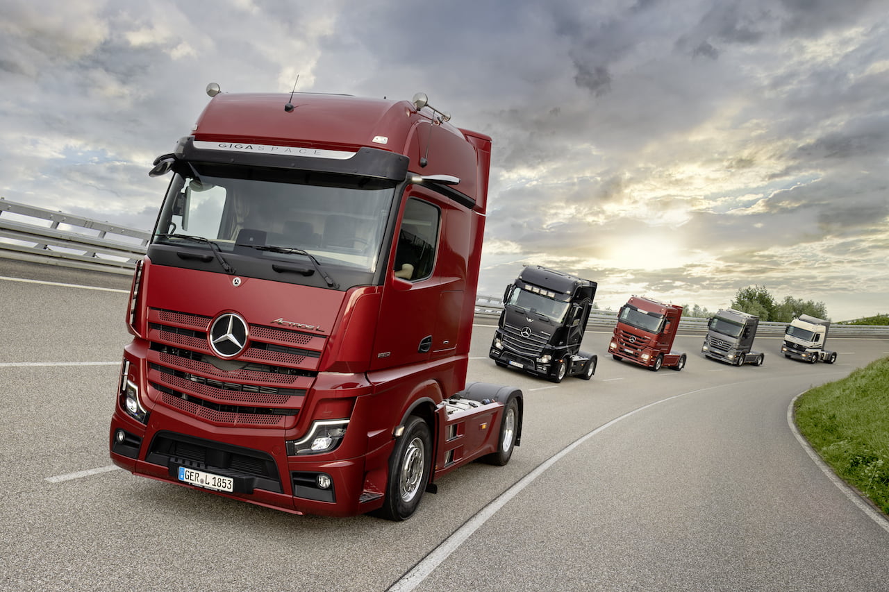 25 Jahre Mercedes-Benz Actros25 years of the Mercedes-Benz Actros